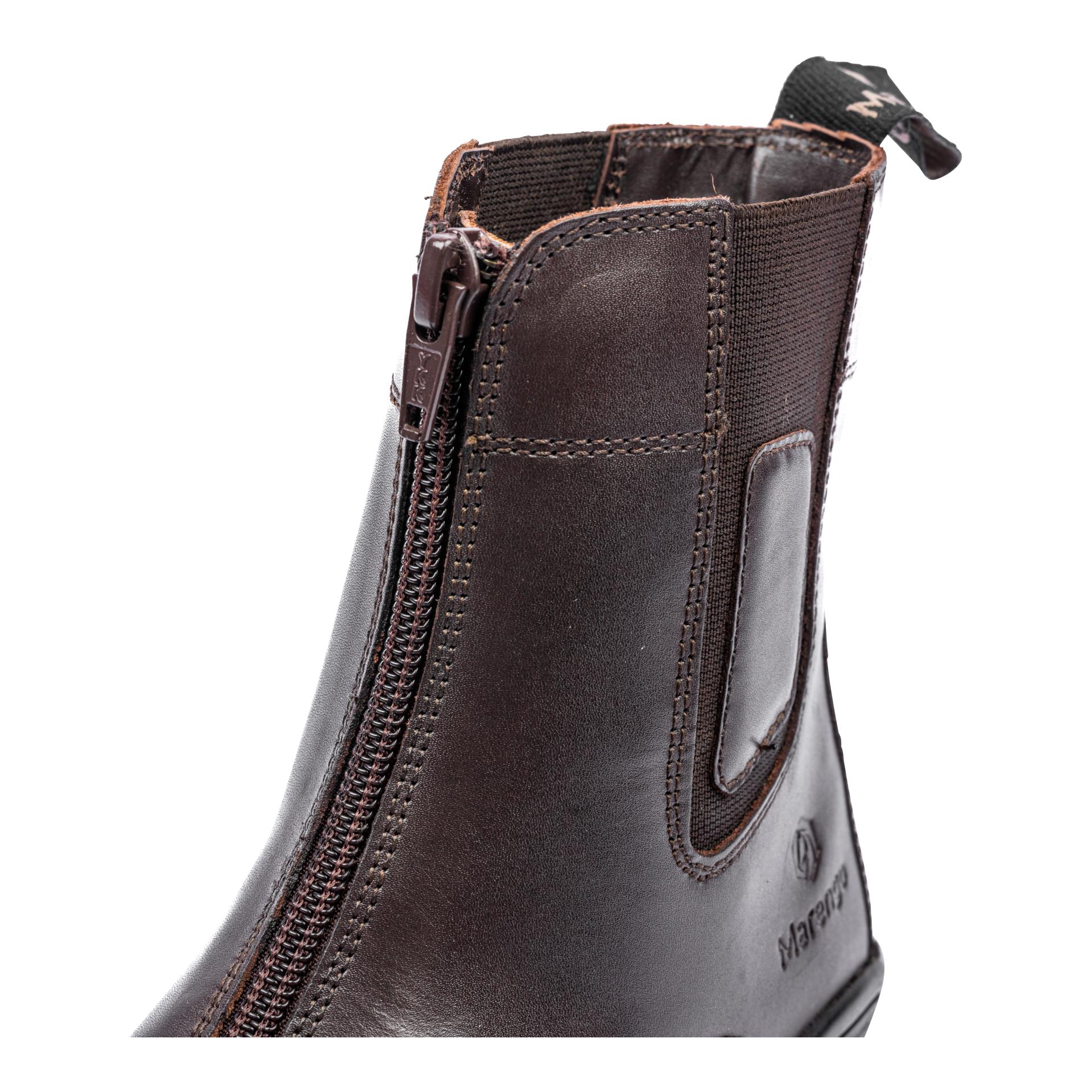 Marengo Reitstiefelette Frontzip Pro Echtleder