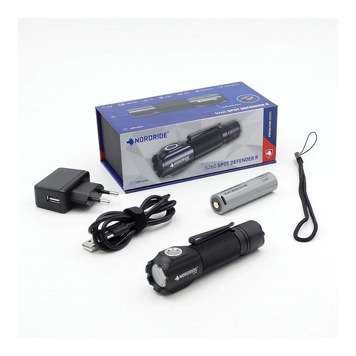 Nordride Taschenlampe SPOT DEFENDER R 1100lm