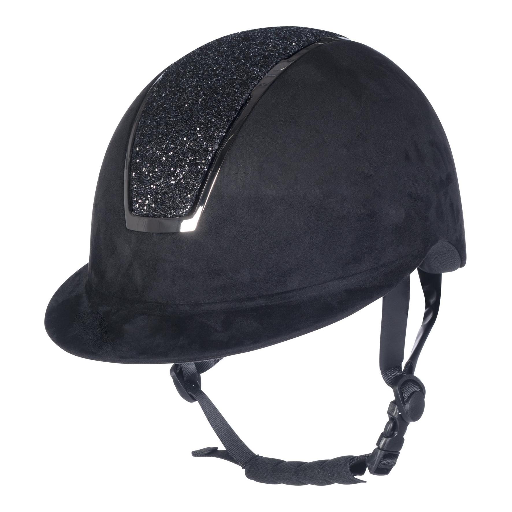 HKM Casque d'équitation Lady Shield Sparkle Velours