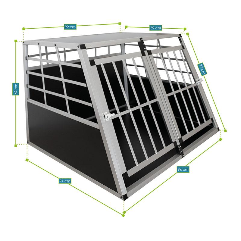 Hauptner Hundetransportbox aus Aluminium Grösse XL