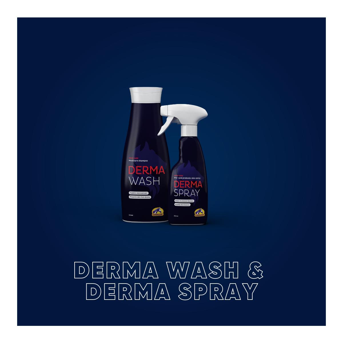 Cavalor Derma Wash + Derma Spray Set