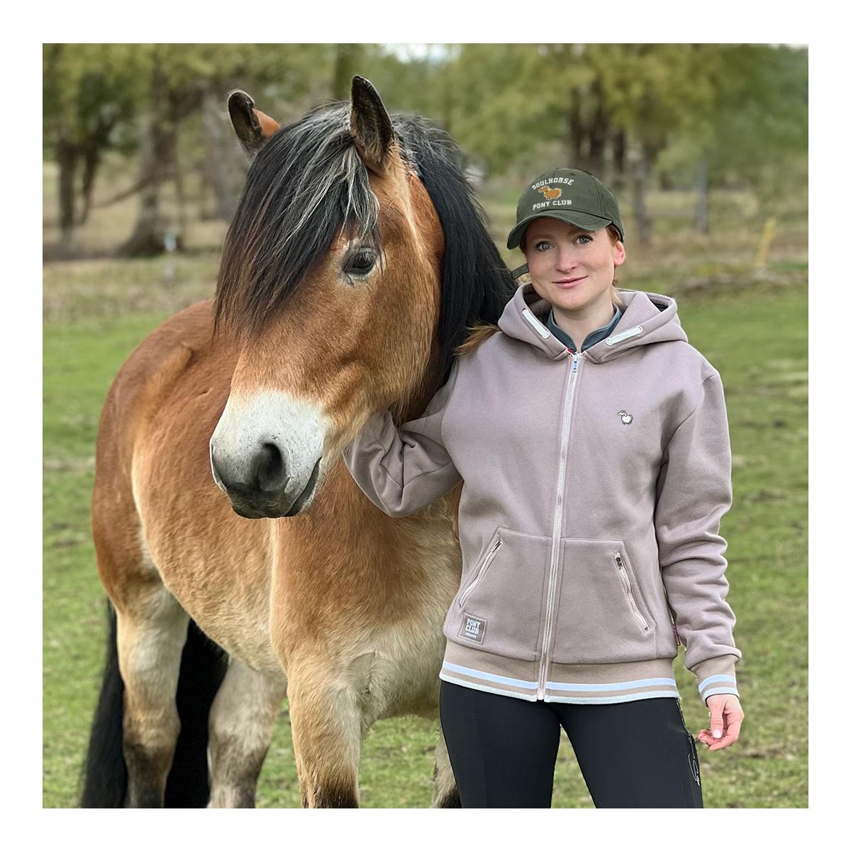 Soulhorse Zip-Hoodiejacke "Pony Club"