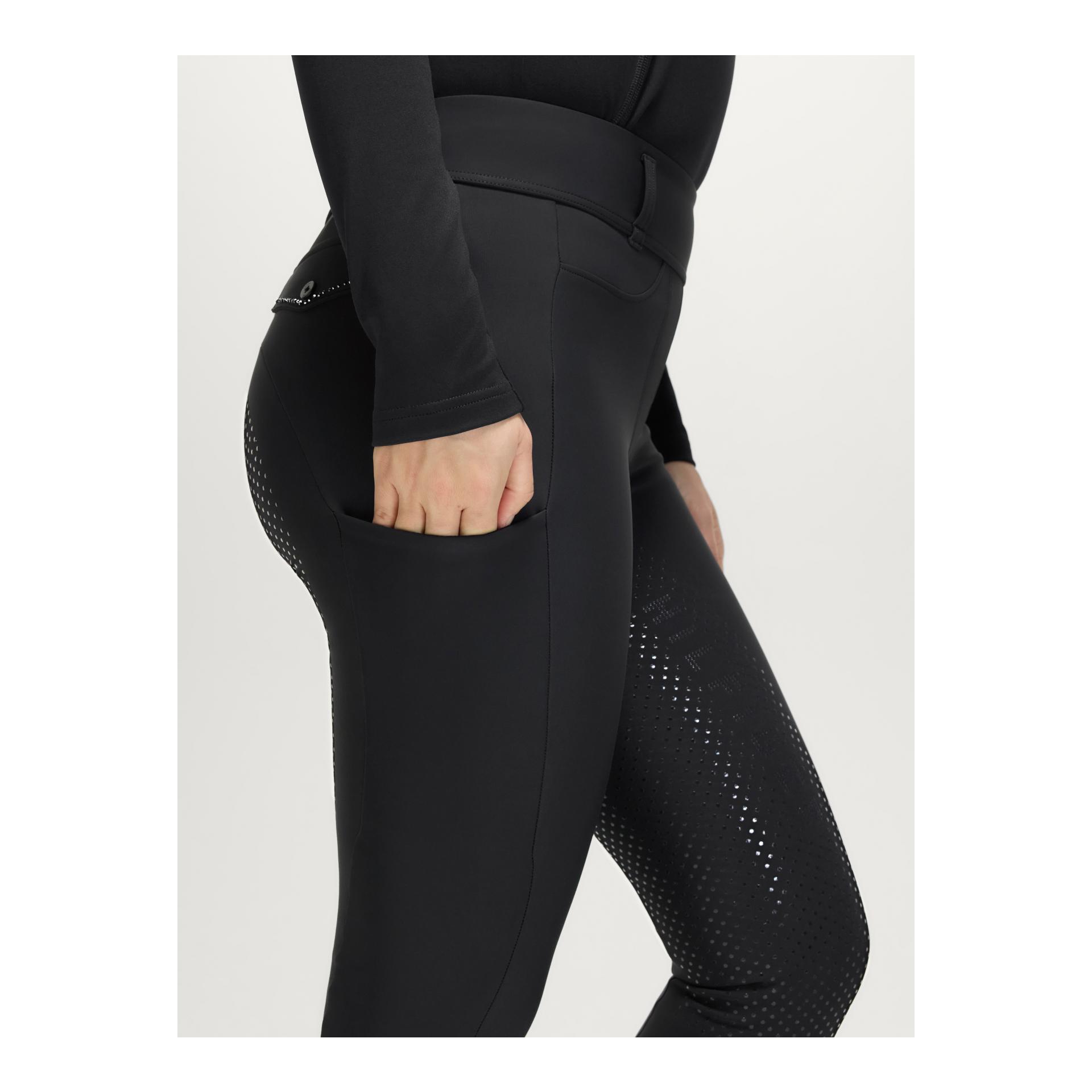 Tommy Hilfiger Equestrian Winterreithose Highland Vollgrip Strass Damen