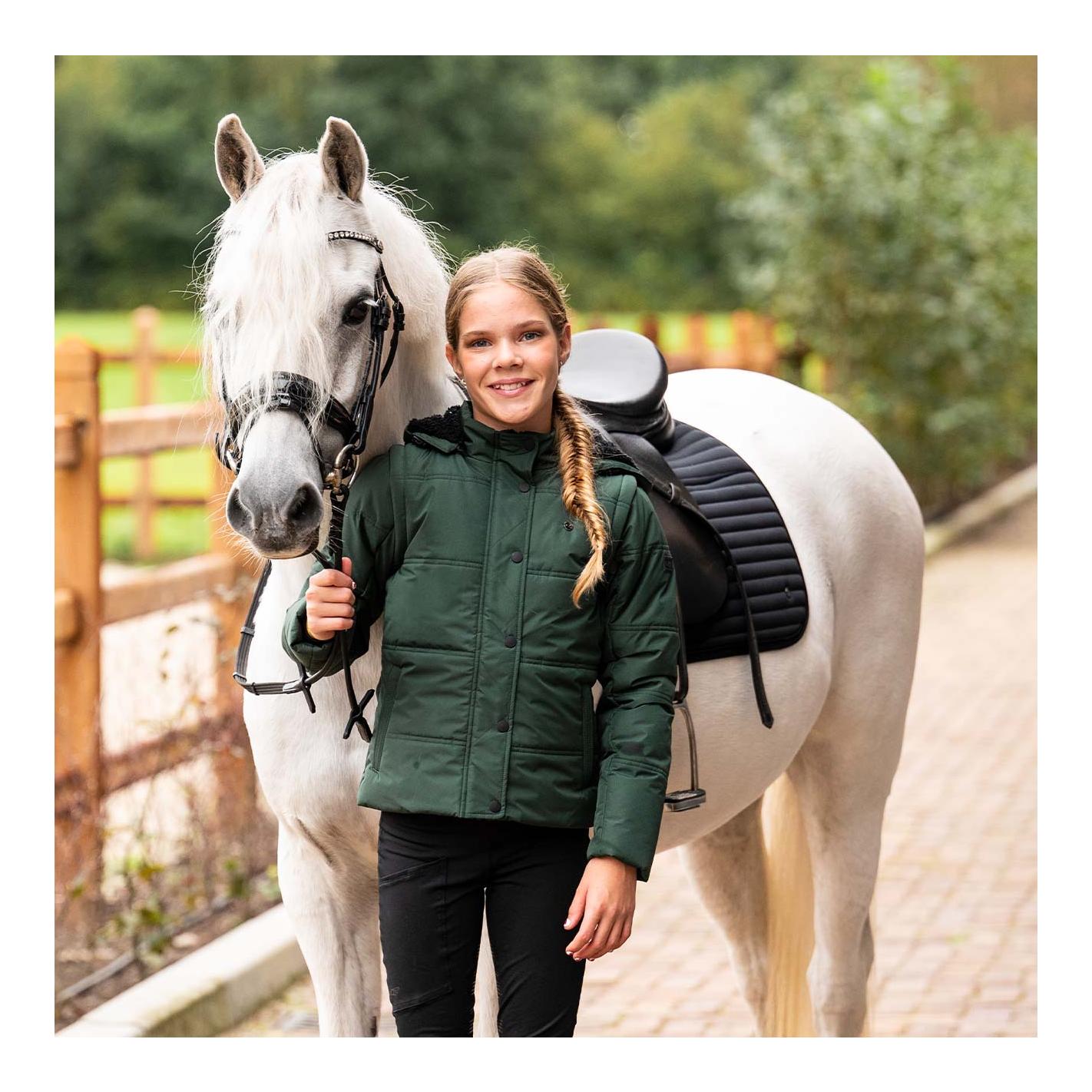 QHP Winterjacke Rayah Junior mit abnehmbaren Ärmeln