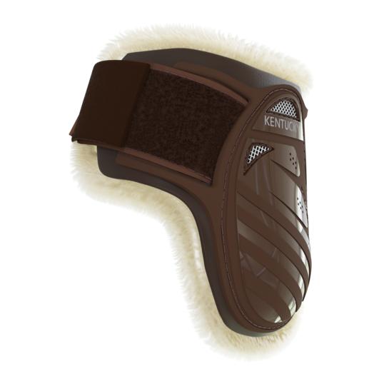 Streichkappen Vegan Lamfell young Horse - braun