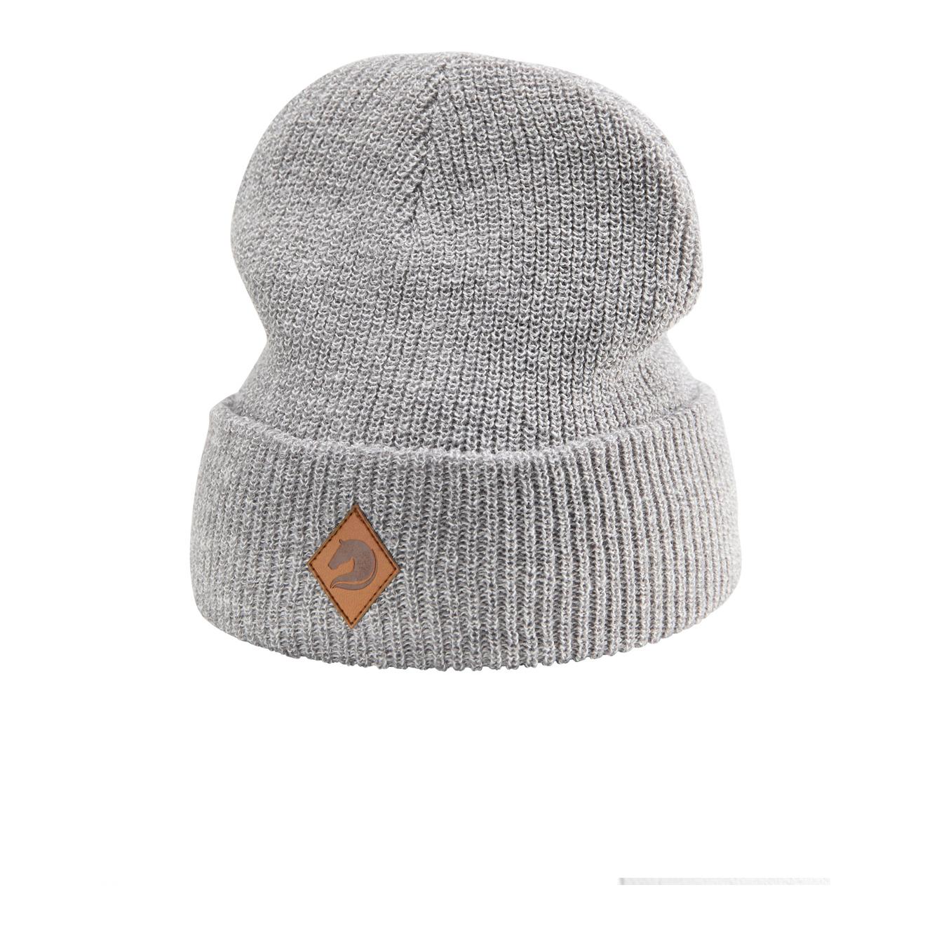 reitsport.ch Strickmütze Grey Alps – hellgrau