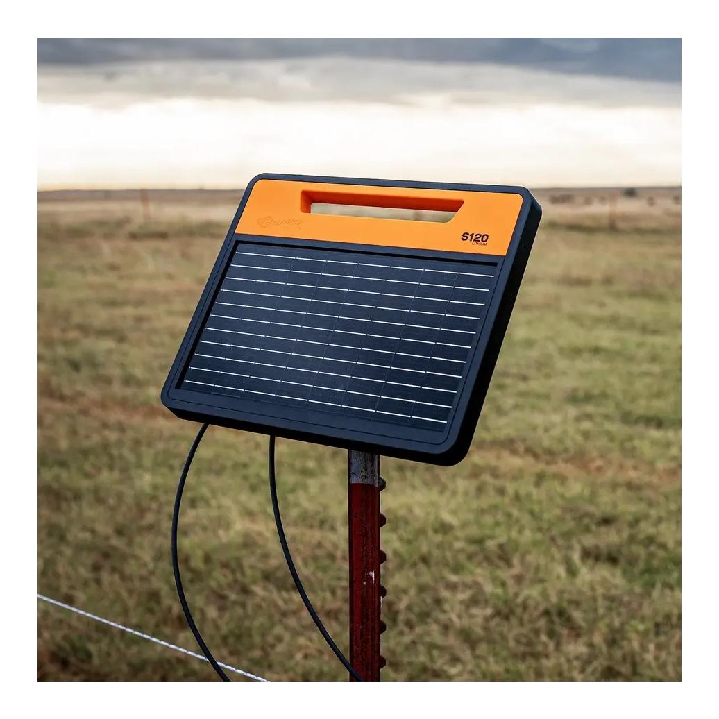 Gallagher Électrificateur solaire S120Li - batterie incluse