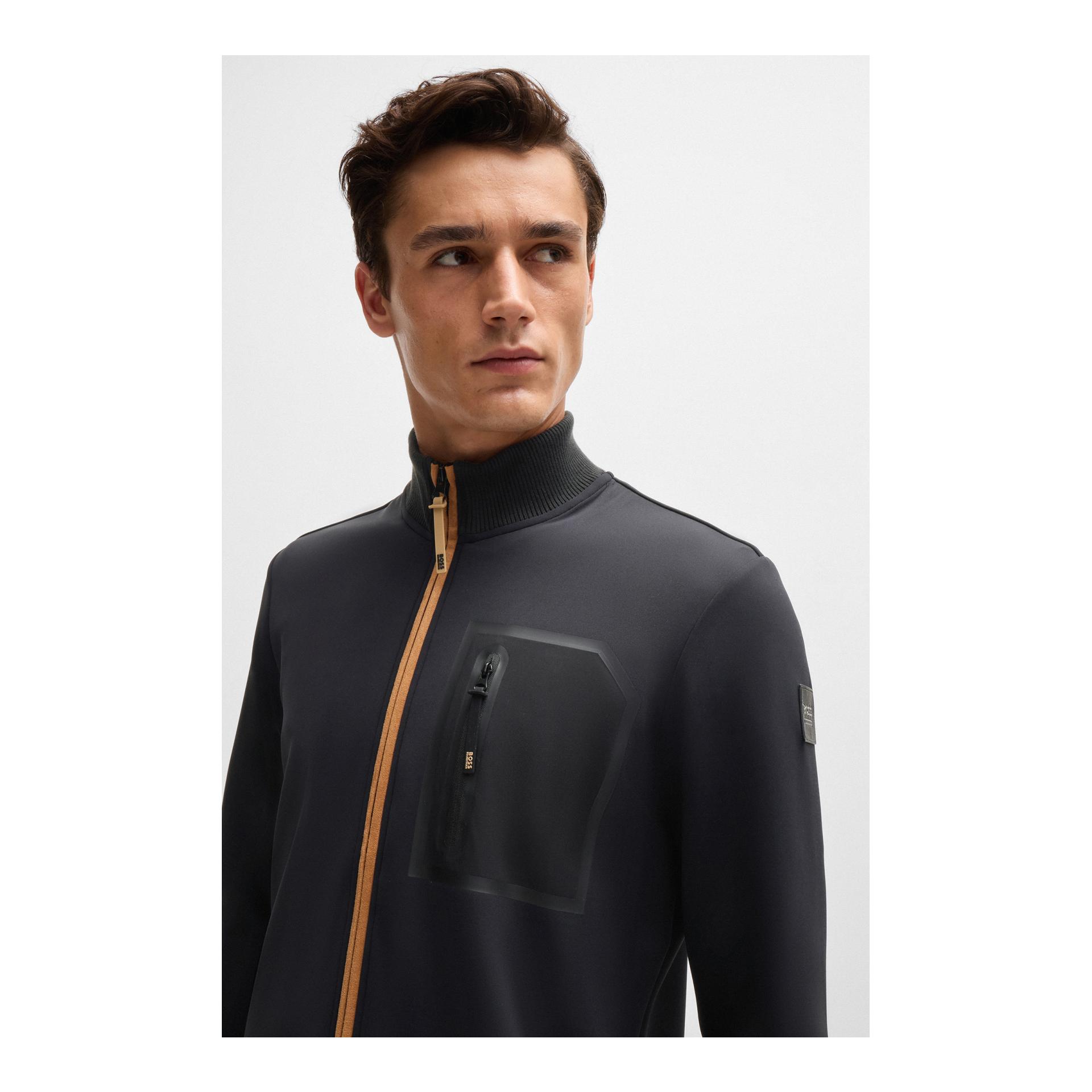 BOSS Equestrian Funkionsstrickjacke Sammy Herren