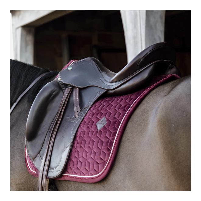 Kentucky Schabracke Velvet Samt - bordeaux