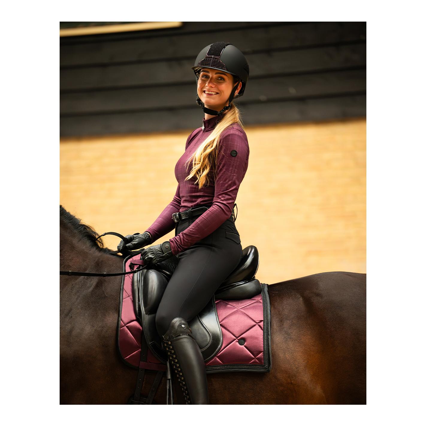 QHP Pantalon d'équitation Zahra à fond intégral