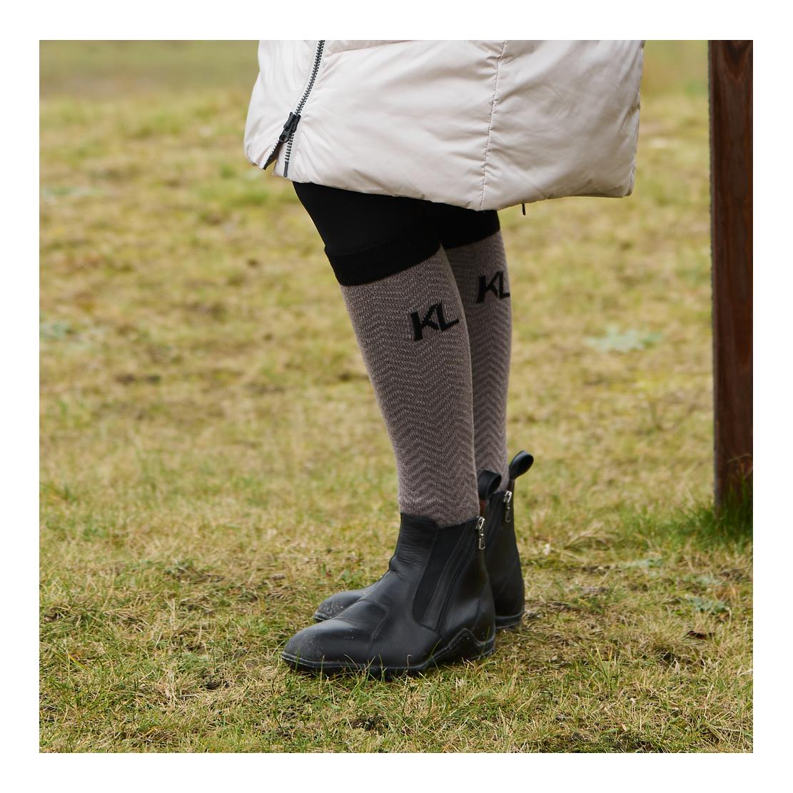Kingsland Chaussettes hautes en mélange de laine KLAudrey