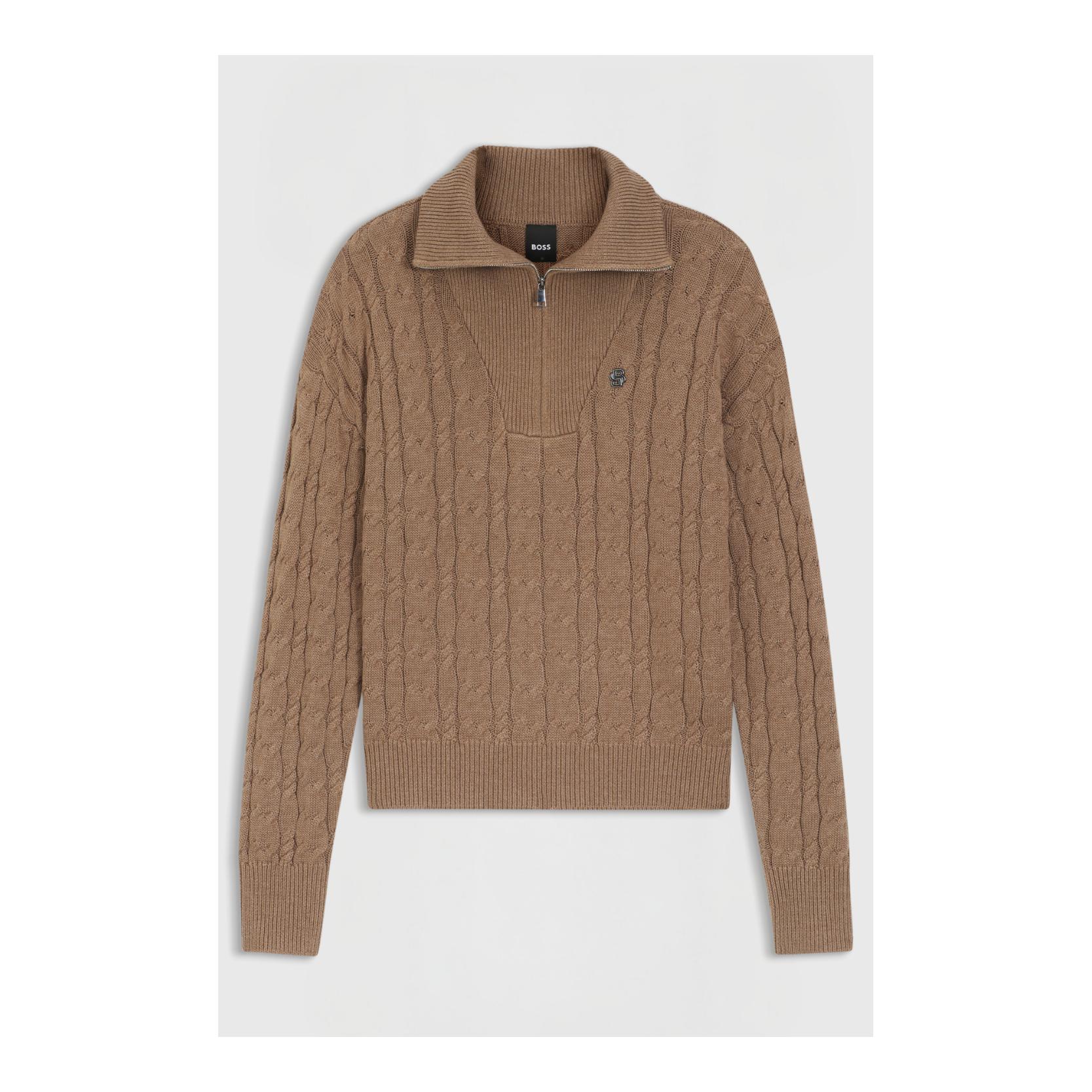 BOSS Equestrian Ella Zopfstrick-Pullover Damen