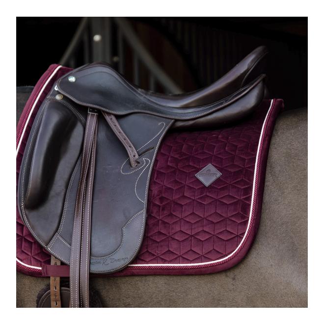 Kentucky Schabracke Velvet Samt - bordeaux