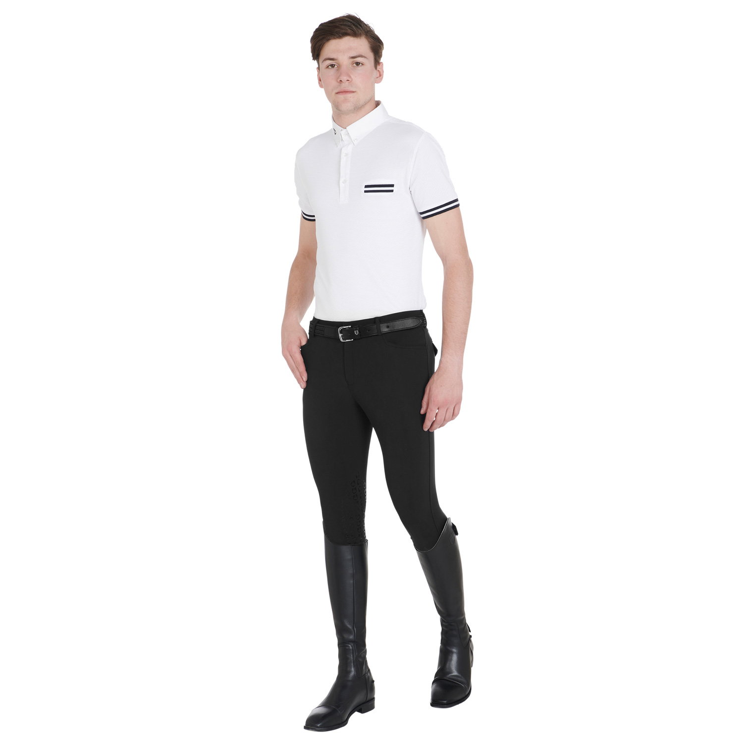 Equestro Reithose Caspar Kniebesatz Herren