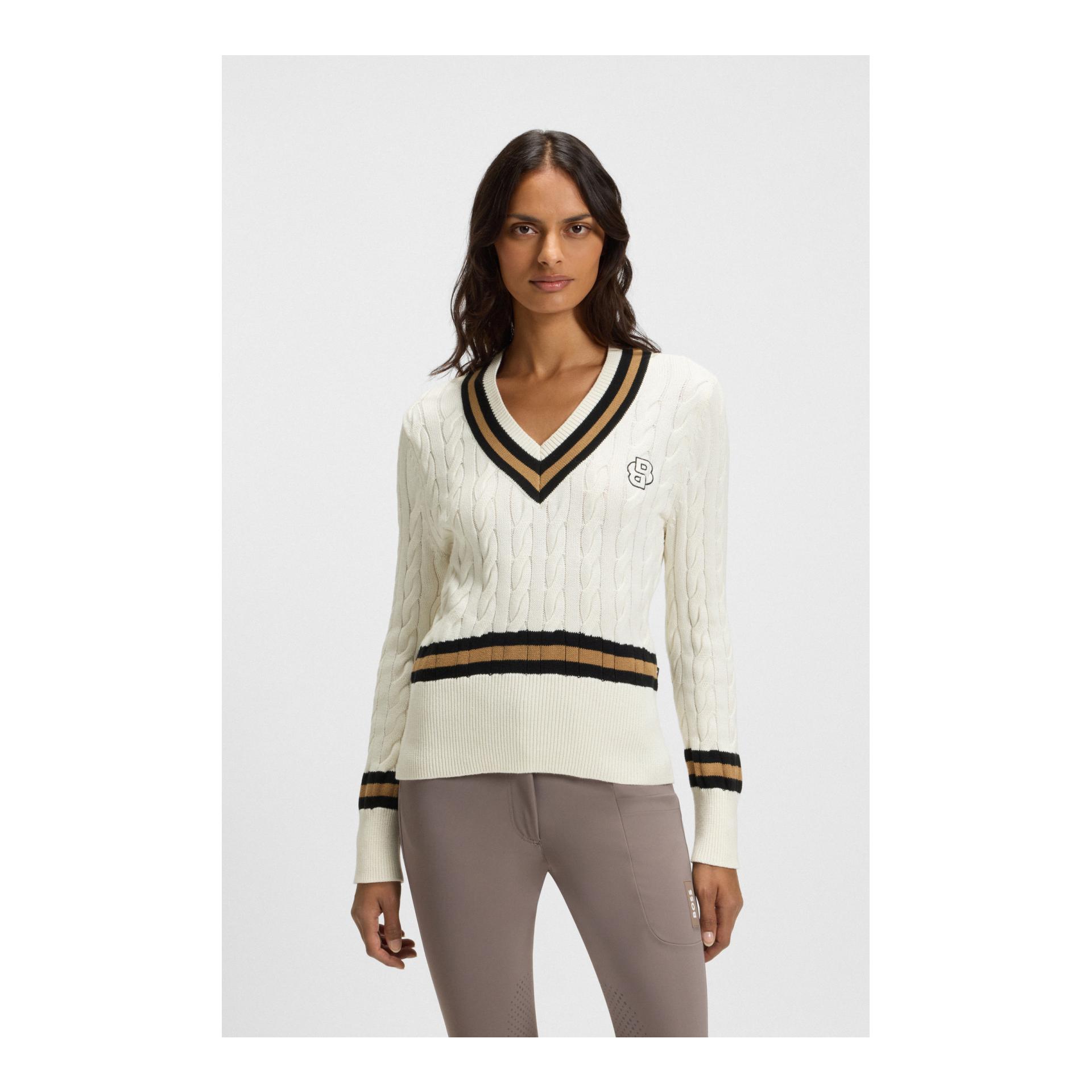 BOSS Equestrian Strick Jumper Paula Cable Damen