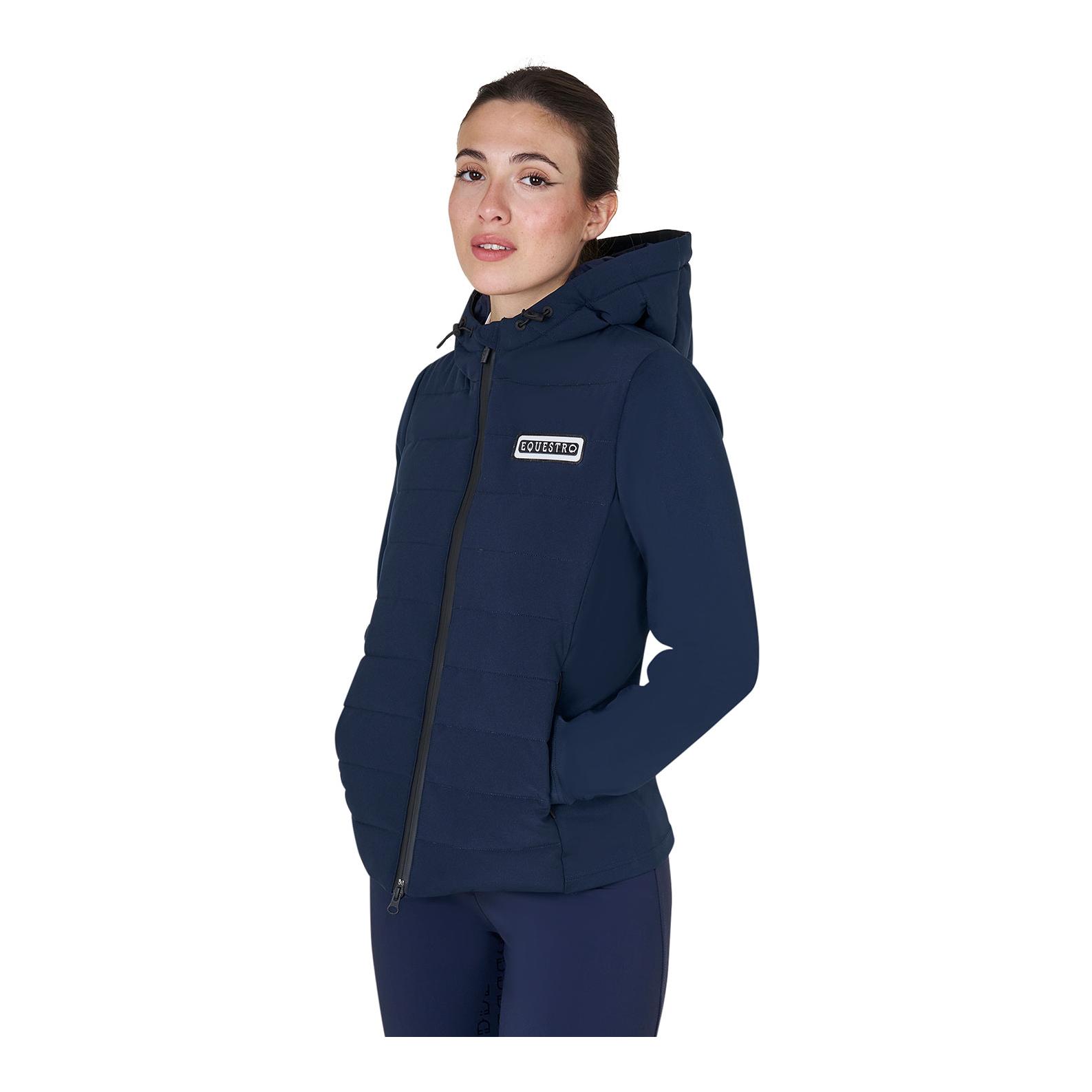 Equestro Veste légère en duvet pour femmes