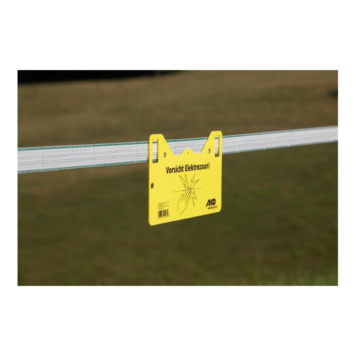 AKO Warnschild – Vorsicht Elektrozaun!