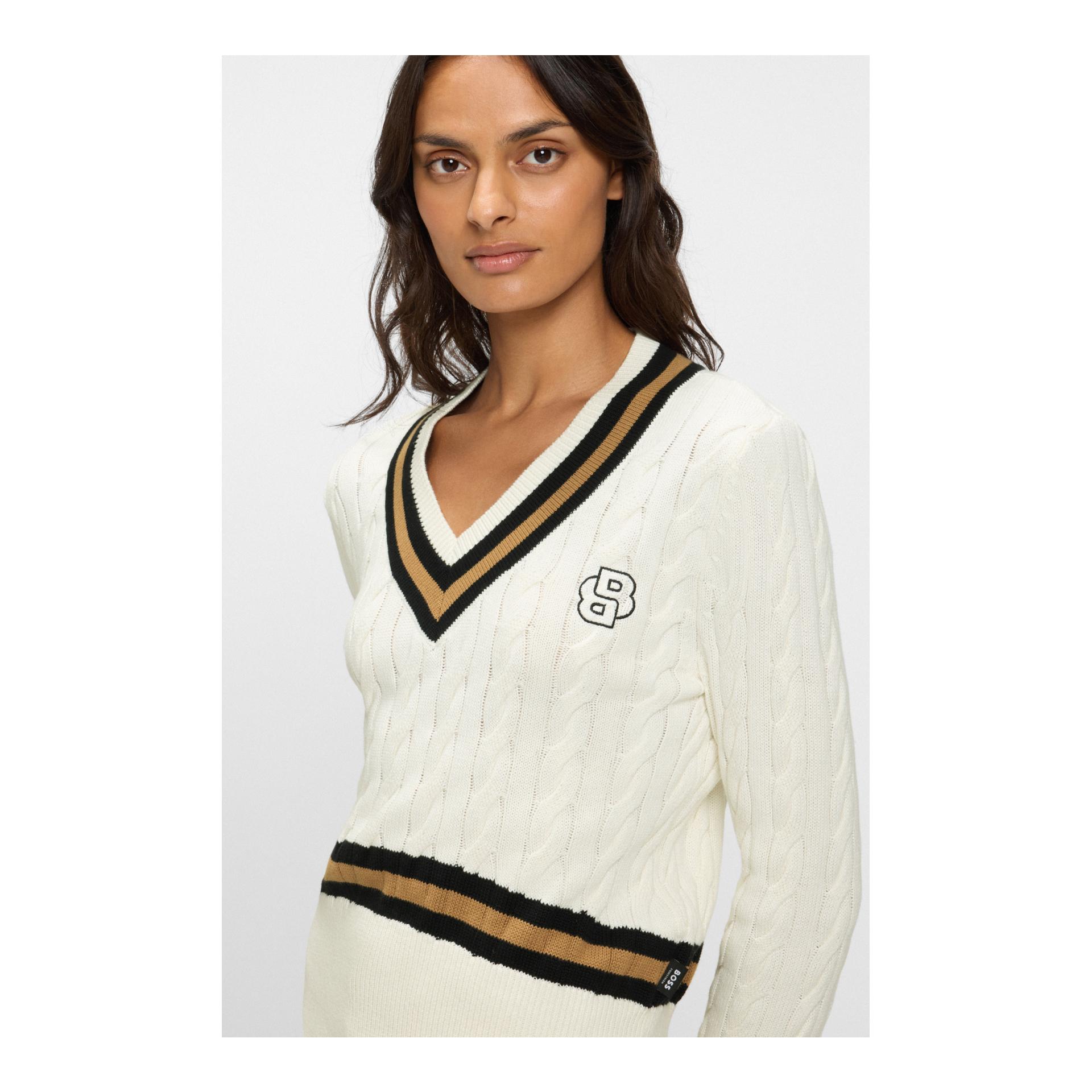 BOSS Equestrian Strick Jumper Paula Cable Damen