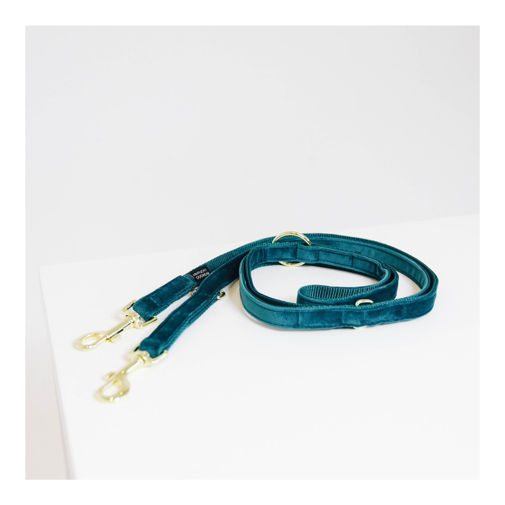 Kentucky Dogwear Hundeleine Velvet - emerald