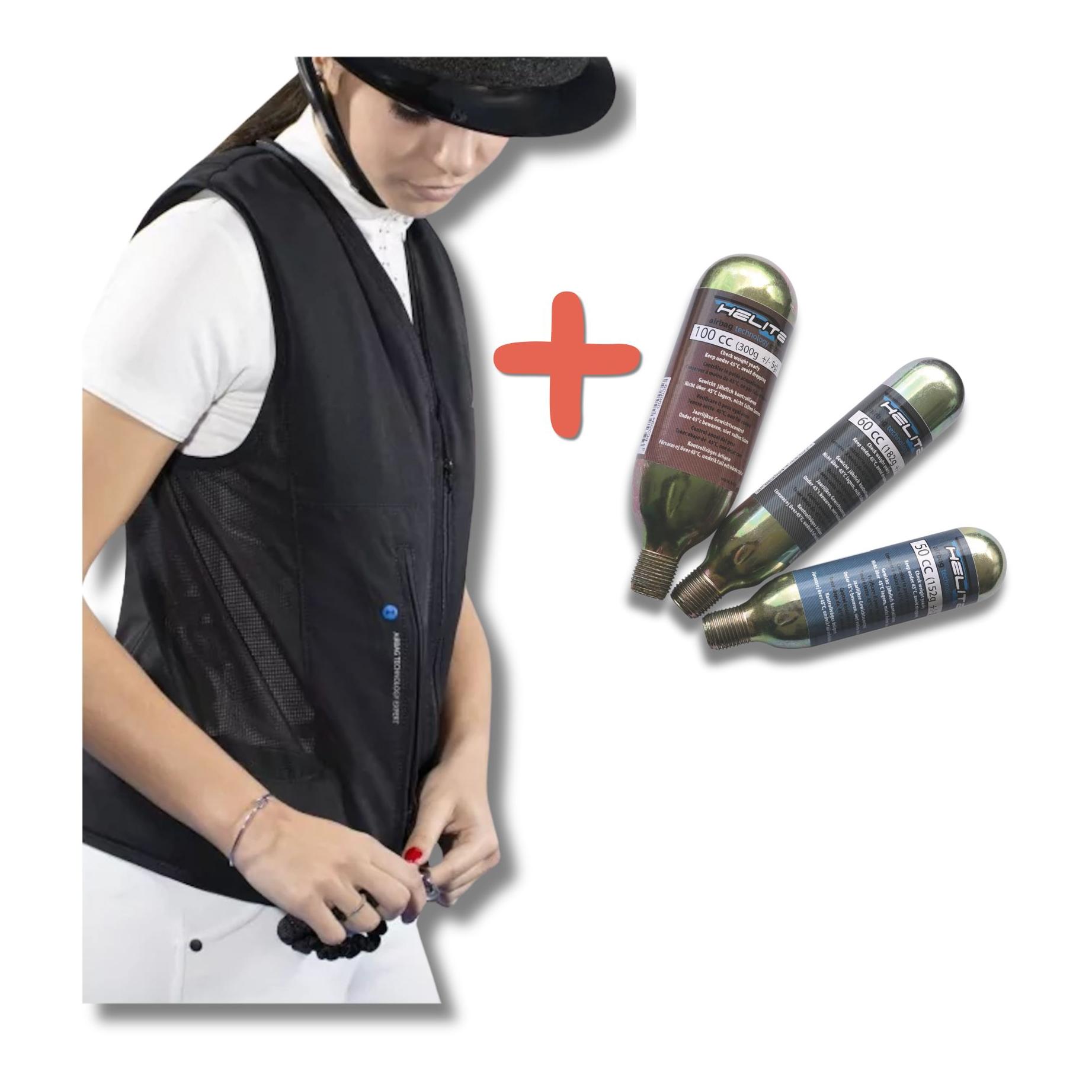 Helite Airbag ZIP'IN 2 Unisex mit extra Ersatzkartusche