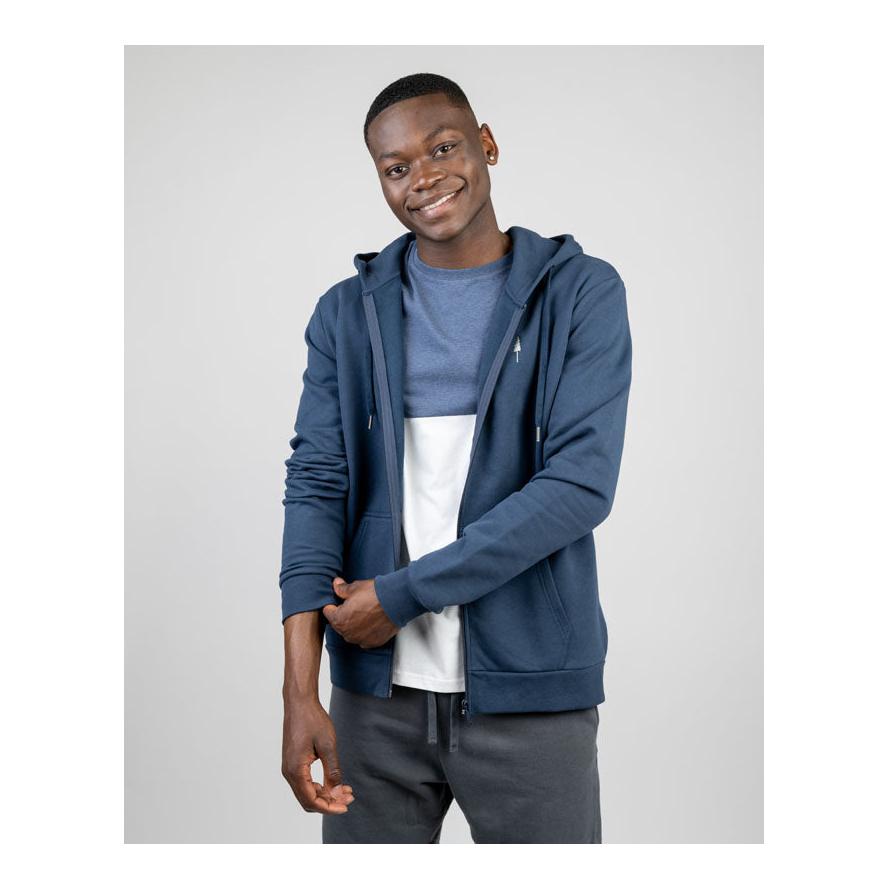 TreeHoodie Zip - Navy