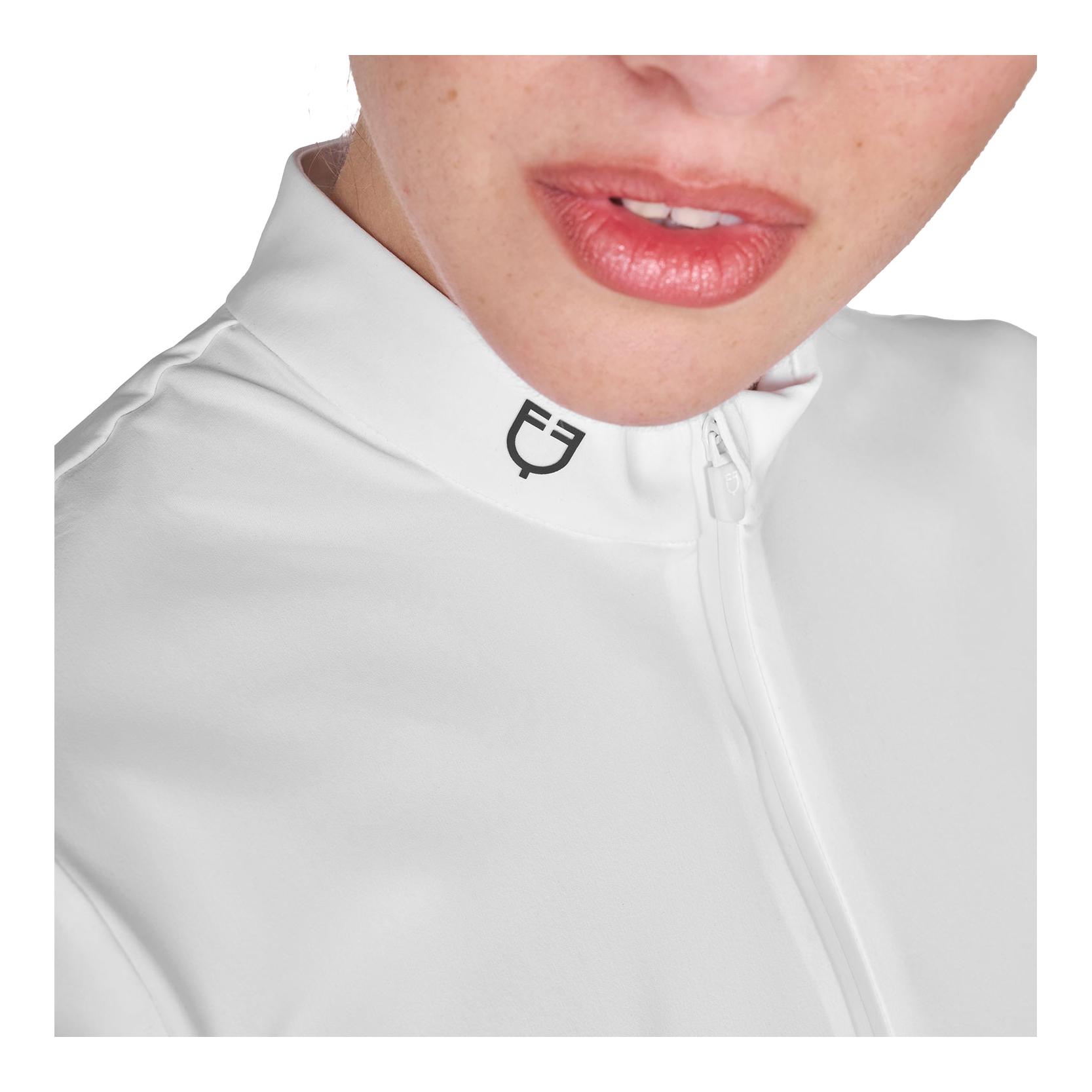 Equestro T-shirt d'entraînement perforé à manches courtes pour femme