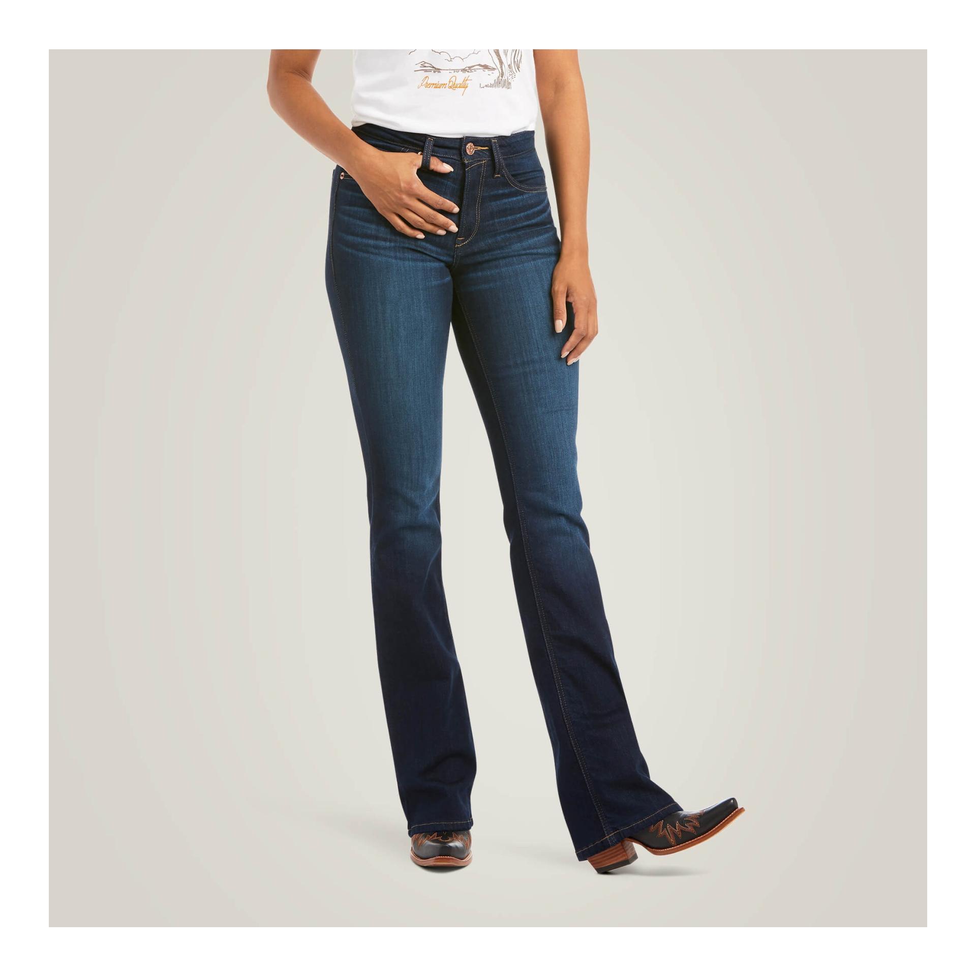 Ariat Jeans R.E.A.L. High Raise Ballary Boot Cut