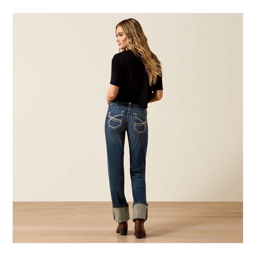 Ariat Jeans R.E.A.L. Mid Rise Stretch Ivy Stackable Straight Leg