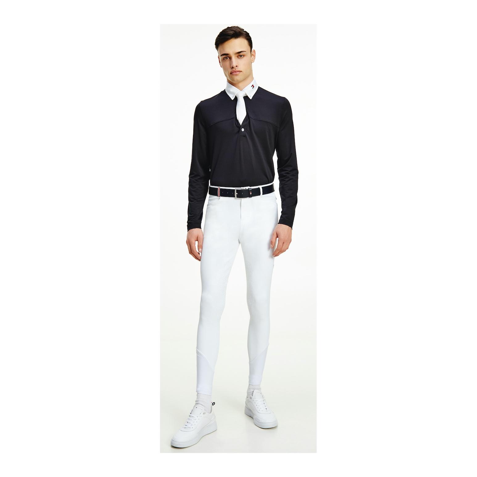 Pantalon d'équitation grip au genou Performance - Th Optic White