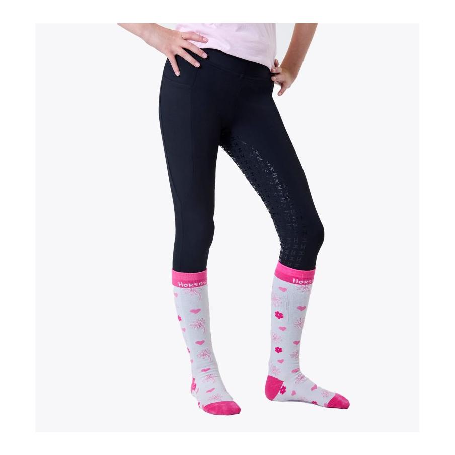 Horseware Kids Riding Tights - schwarz