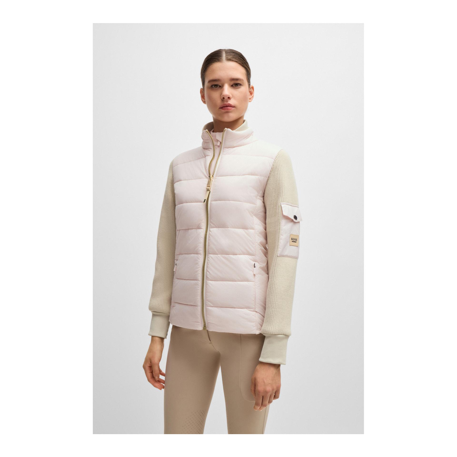 BOSS Equestrian Puffer-Strickjacke Yara Damen