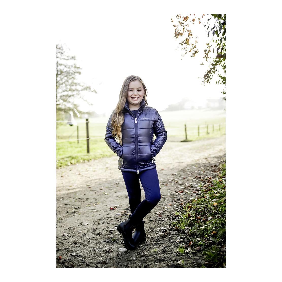 Covalliero Steppjacke Team Kinder - marine