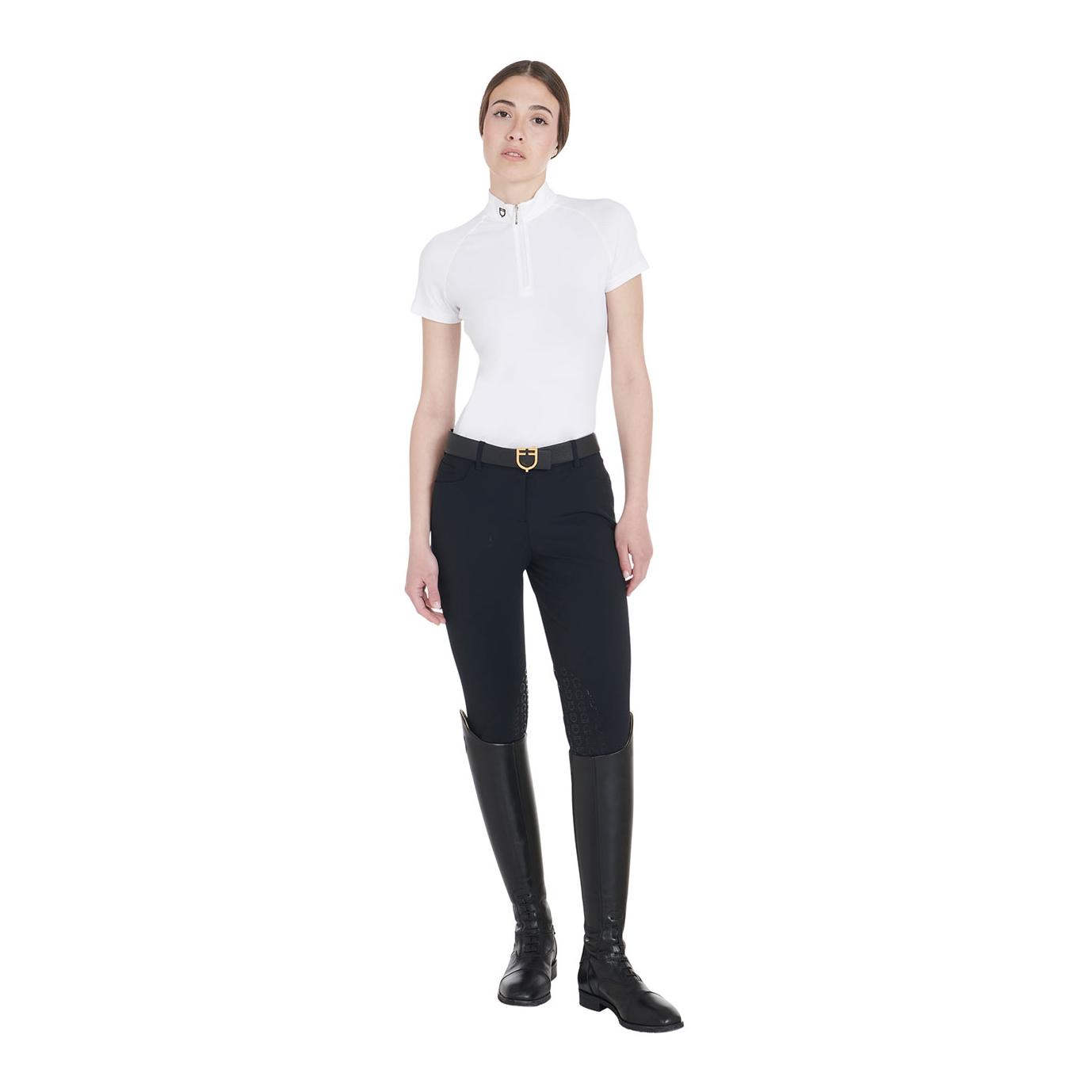 Equestro Turniershirt Taline Polo Slim Fit Kurzarm Damen