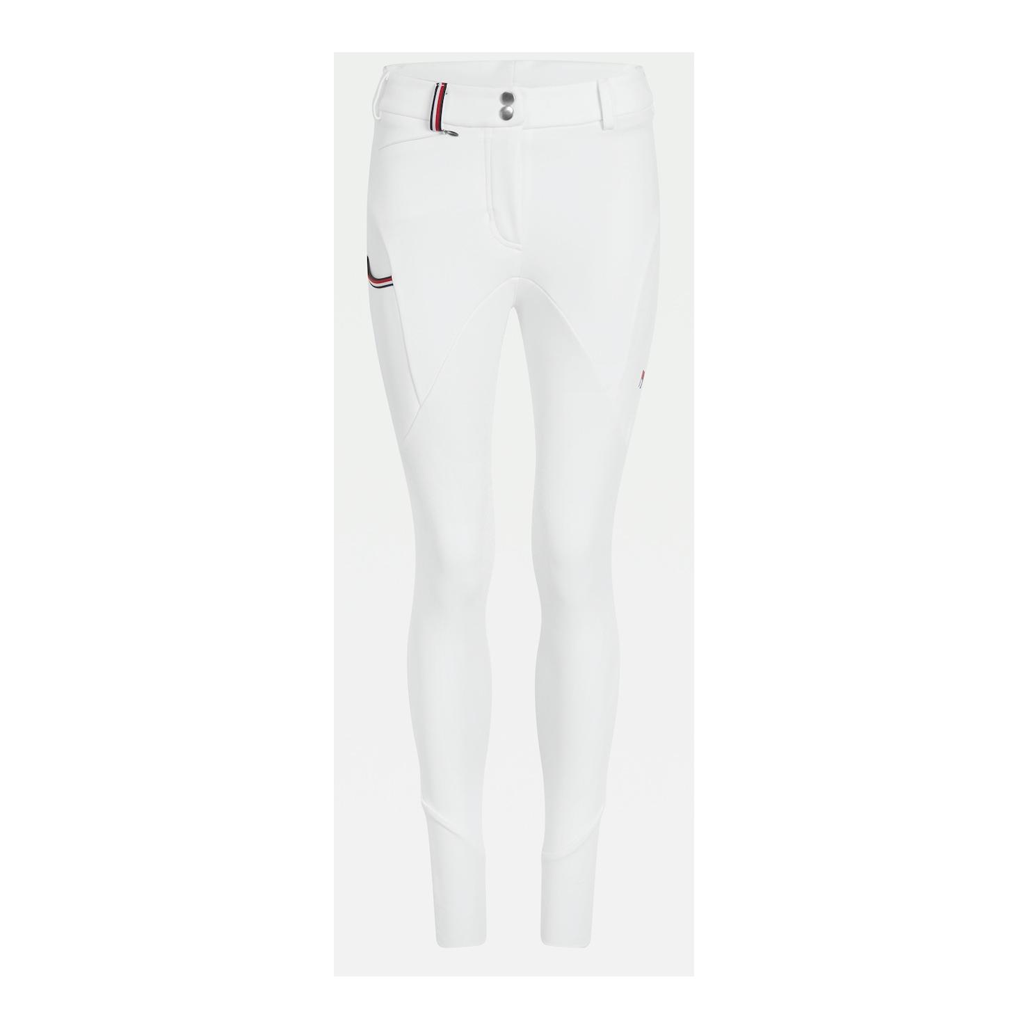 Tommy Hilfiger Equestrian Pantalon Fullgrip Performance Femmes - Th Optic White
