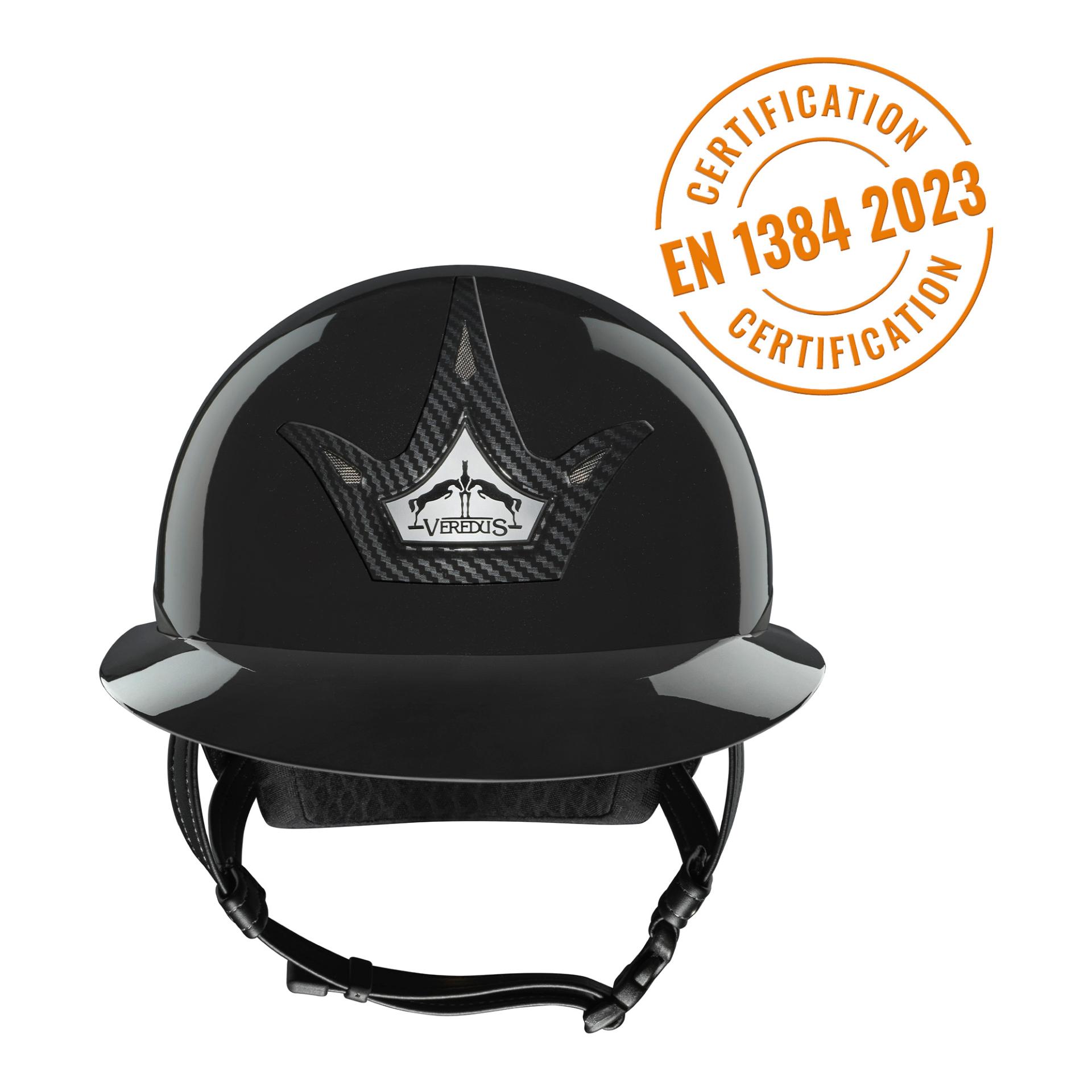 Veredus Reithelm Vita CARBON Gel Standard visor Glossy