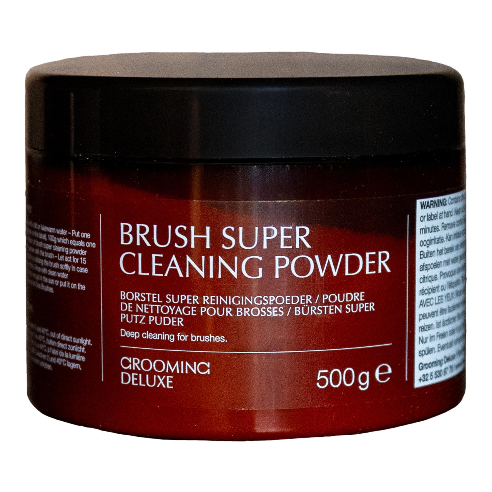Grooming Deluxe Poudre nettoyante pour brosses extra forte