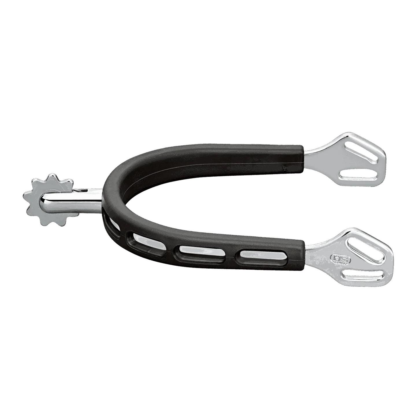 Sprenger Sporen ULTRA fit Extra Grip - Edelstahl rostfrei, 30 mm abgerundet mit Sonnenrad