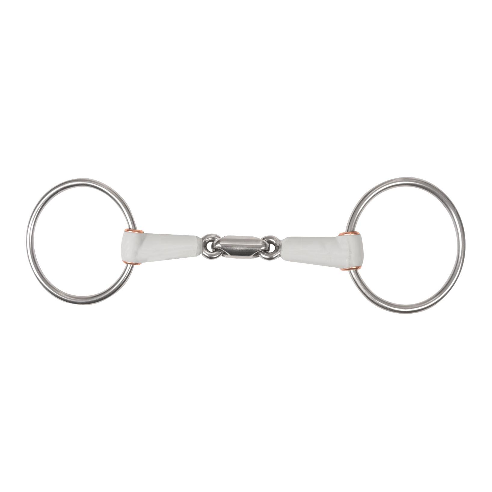 Beris Gebisse Wassertrense, doppelt gebrochen, Ring 7,5cm