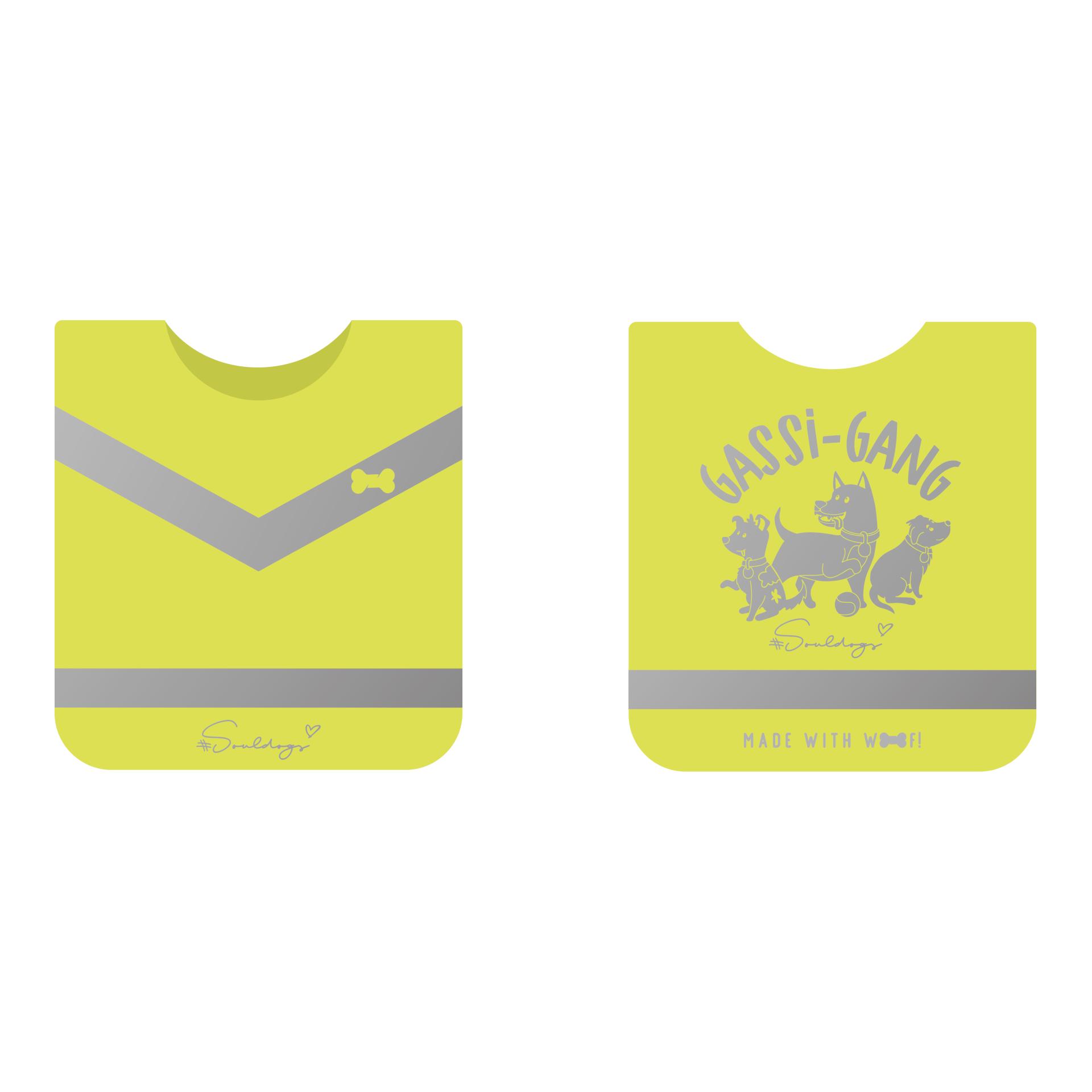Souldogs Gilet de sécurité pour chien « Gassi Gang » pour la promenade