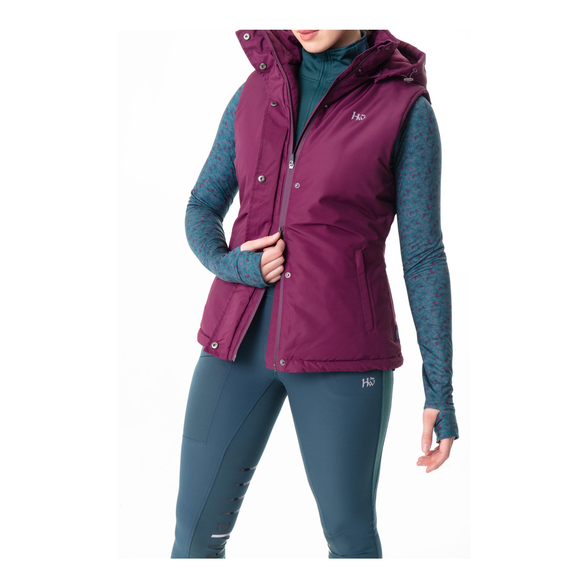 Gilet Equi Eco Technical Gilet Damen - beetroot