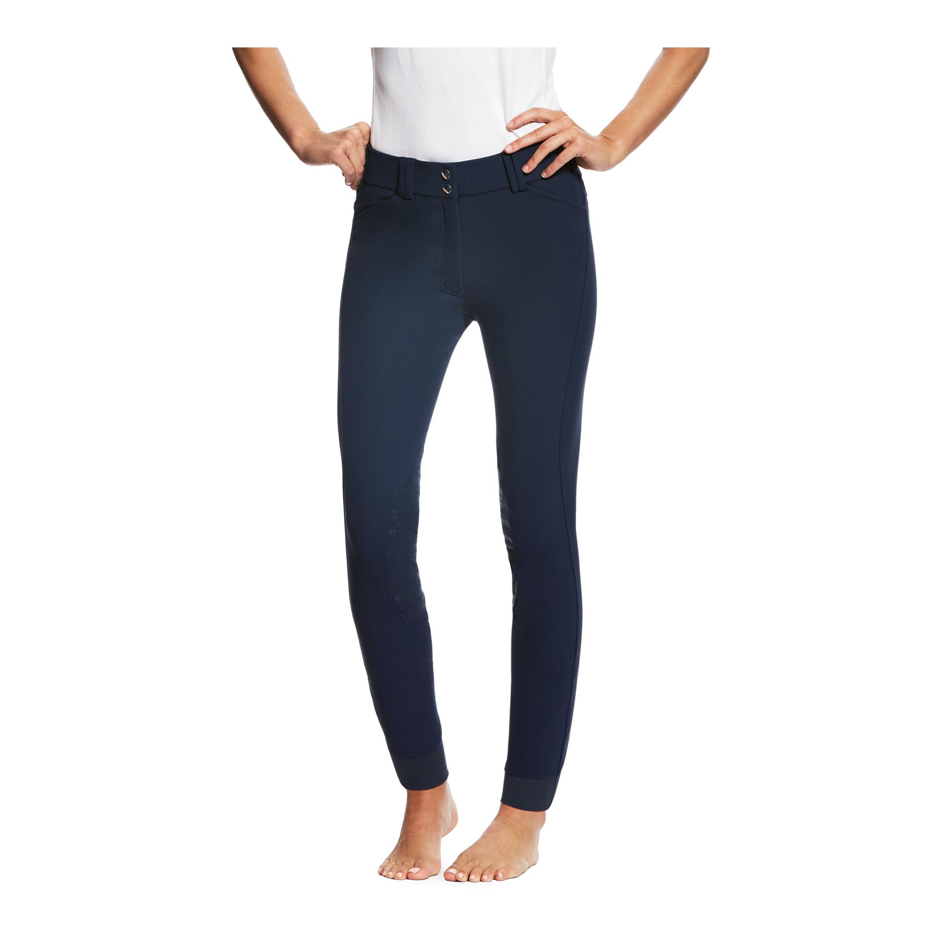 Ariat Pantalon avec basanes Tri Factor Grip pour dames - bleu marine
