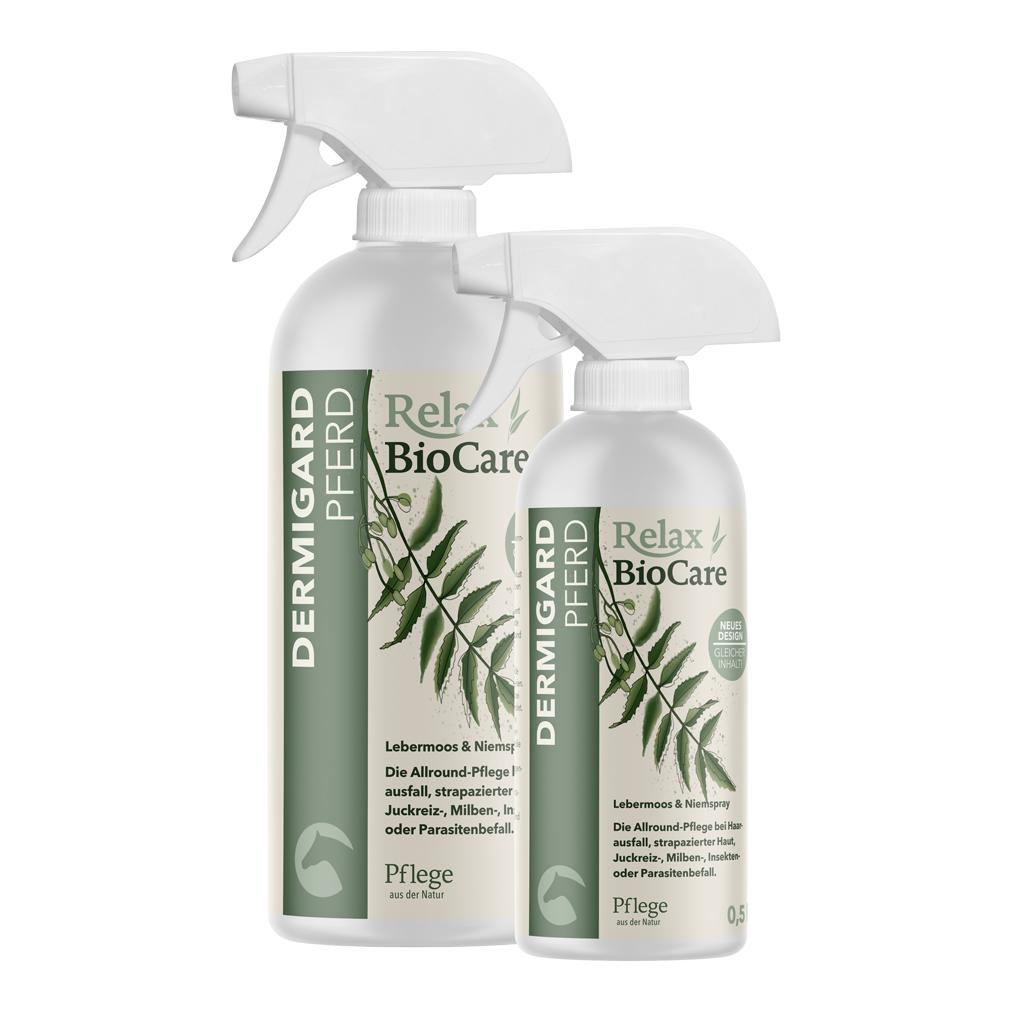 Relax Biocare Dermigard für Pferde Lebermoos & Niem