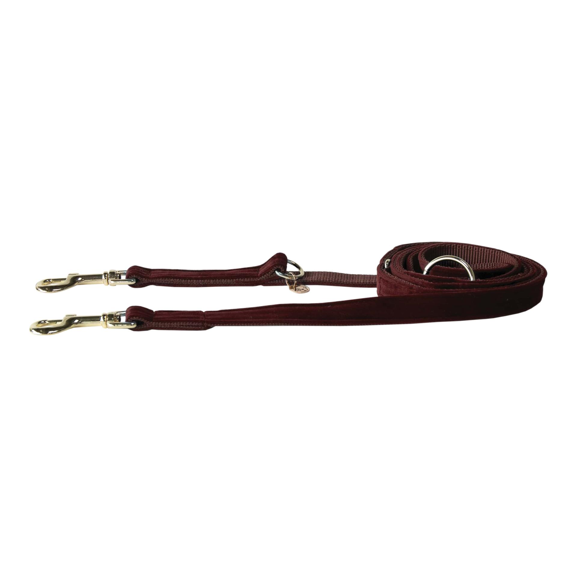 Kentucky Dogwear Laisse pour chien Velvet - bordeaux