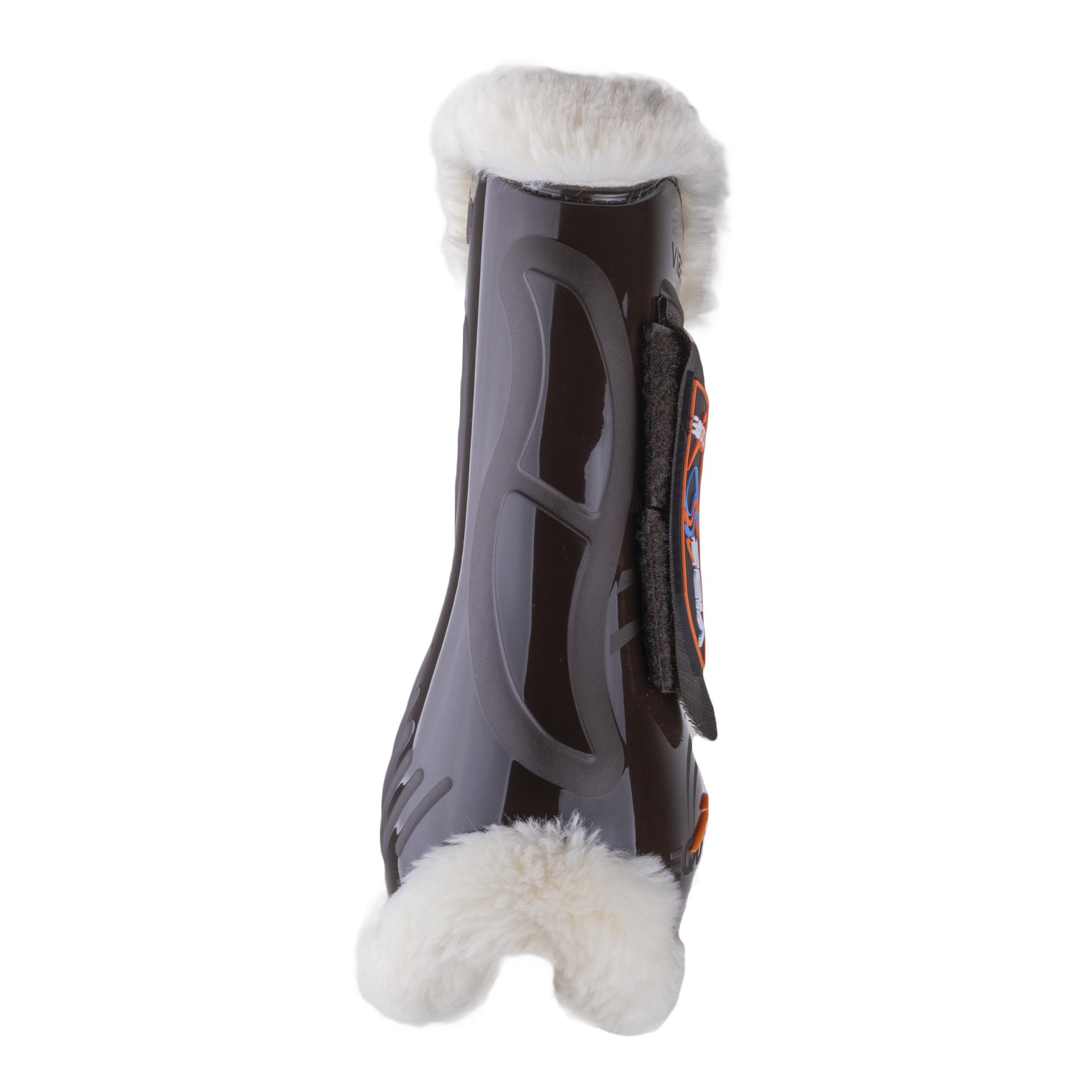 eQuick Guêtres VIBE antérieurs à velcro Fluffy (mouton)