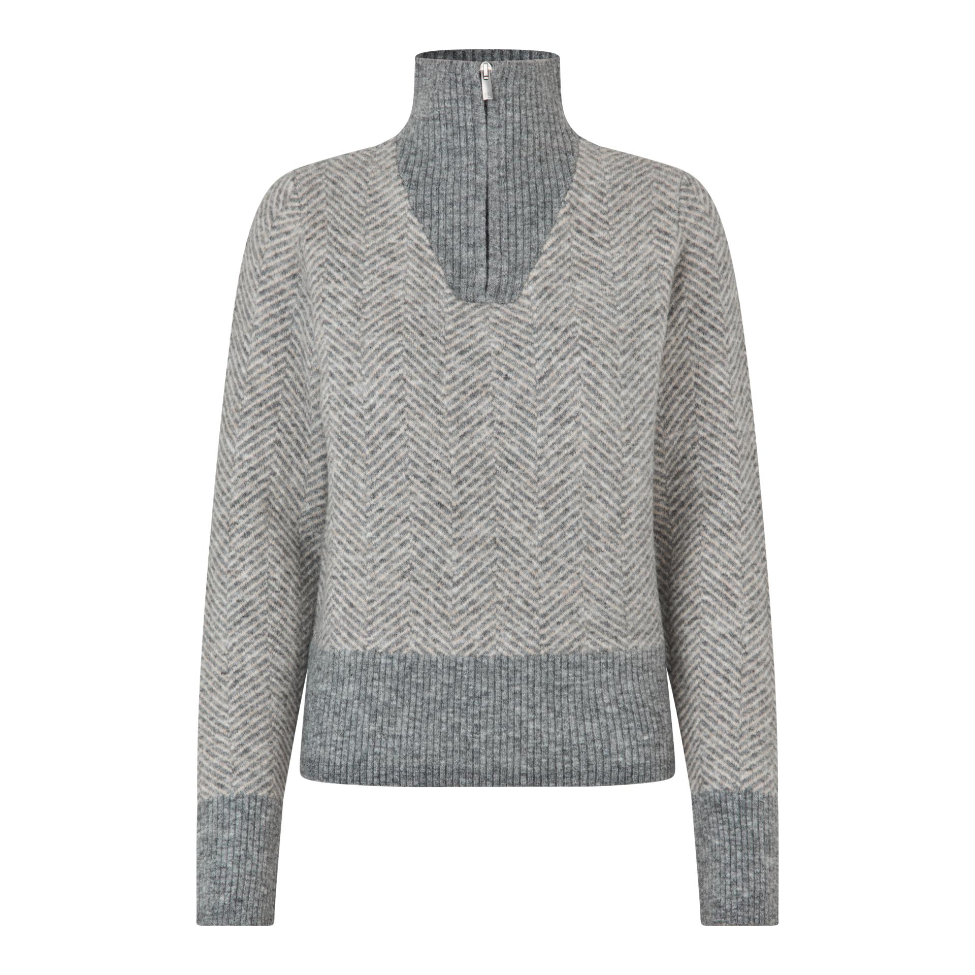 Kingsland Pull en tricot à col zippé femme KLAudrey