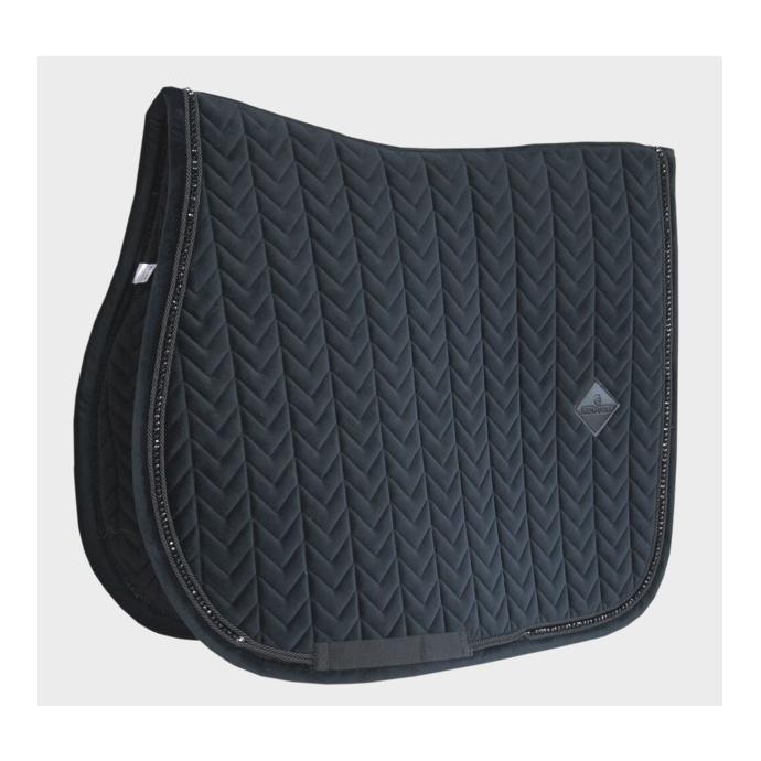 Kentucky Schabracke Samt Pearls - schwarz