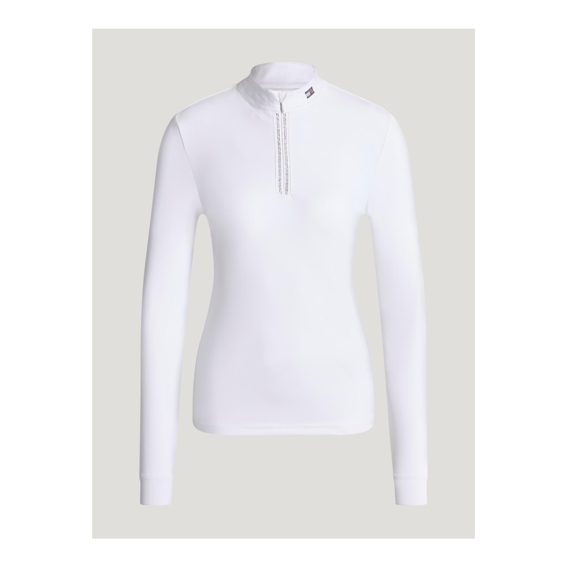 Tommy Hilfiger Equestrian Turniershirt Monica Strass Langarm Damen