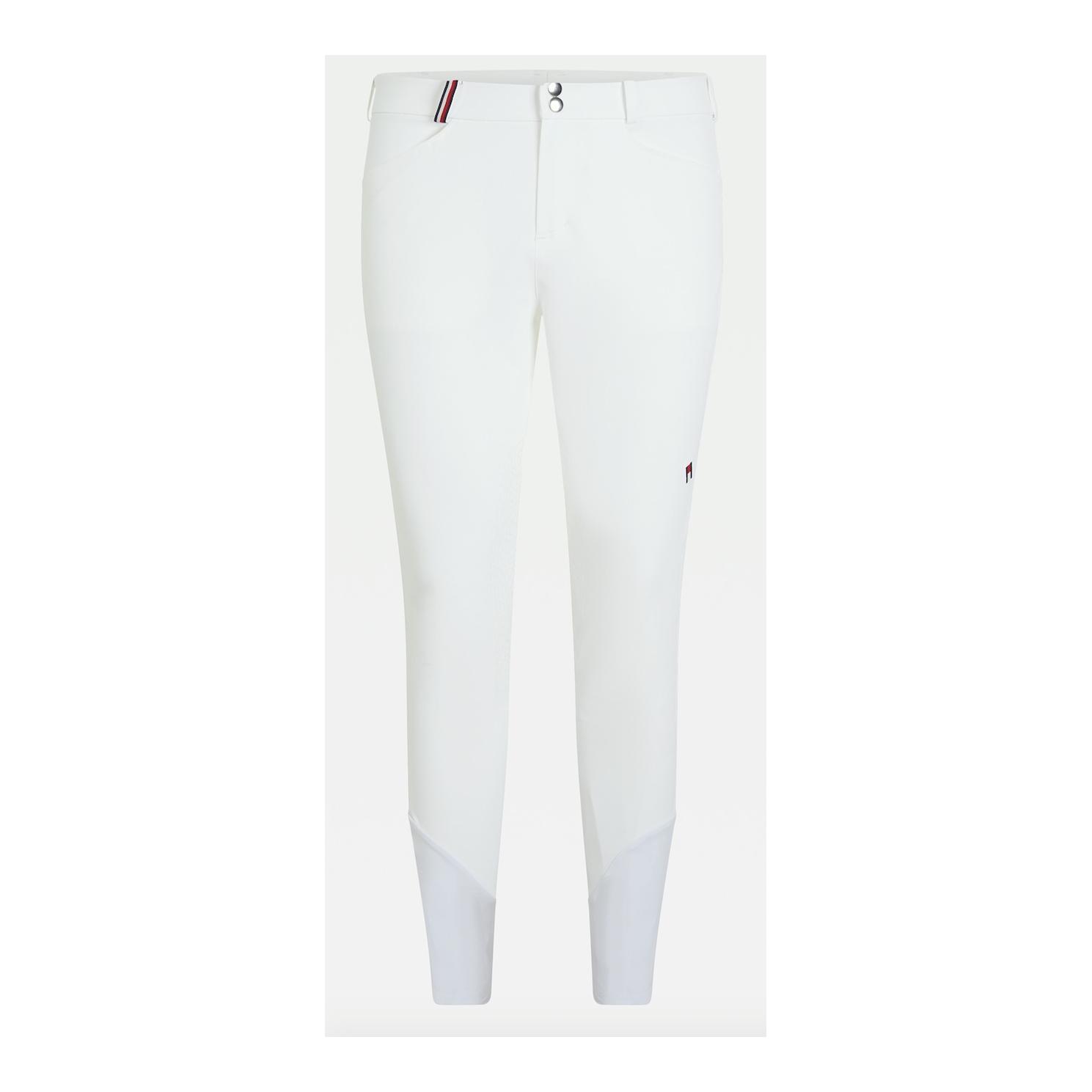 Pantalon d'équitation grip au genou Performance - Th Optic White