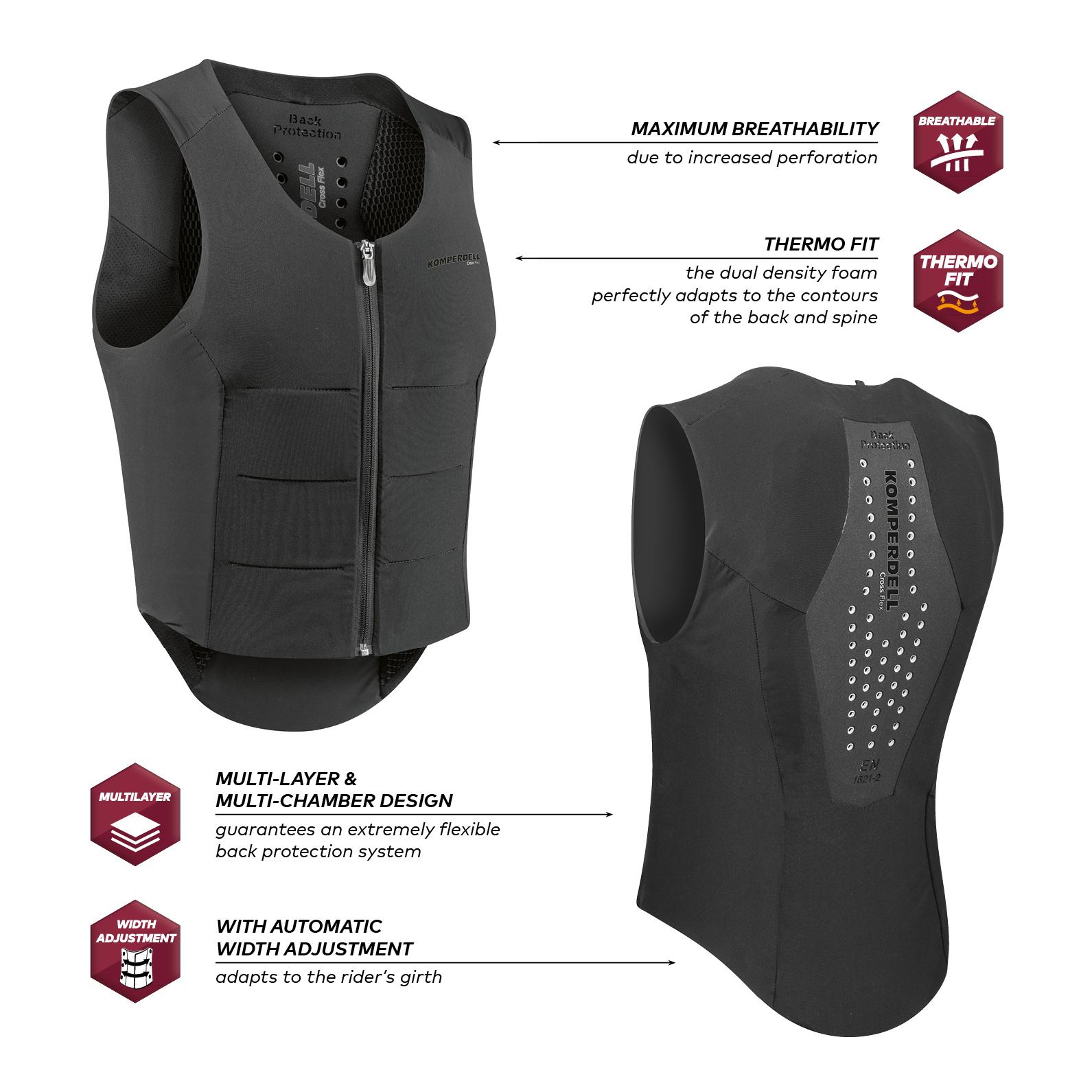 Komperdell Rückenprotektor Ballistic FlexFit Regular