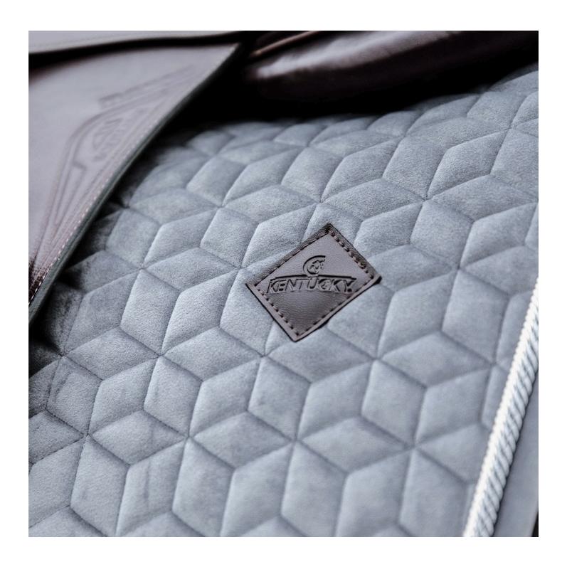 Kentucky Schabracke Basic Velvet Samt - grau
